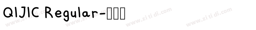 QlJlC Regular字体转换